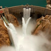 Shafts of Karoun 3 Dam